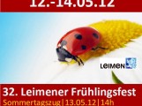 1166 - Frühlingsfest Plakat 12.-14. Mai Leimener Frühlingsfest mit Sommertagsumzug